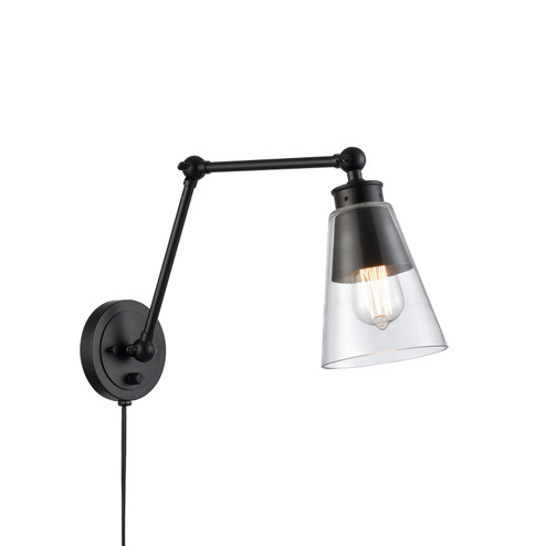 Albany One Light Wall Sconce in Matte Black (45|52344/1)