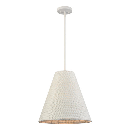 Sophie One Light Pendant in White Coral (45|52258/1)