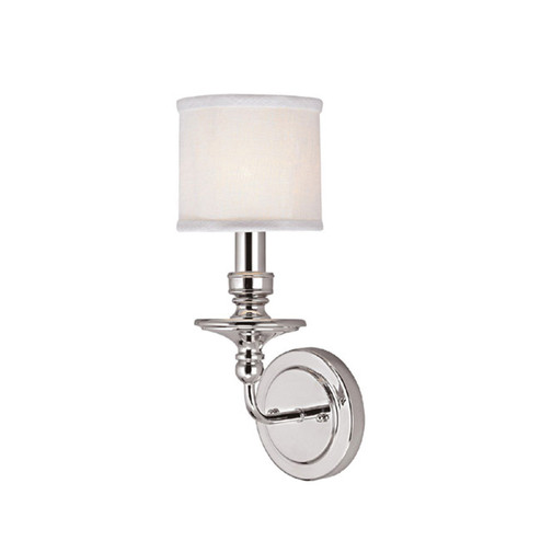 Midtown Polished Nickel One Light Sconce in Polished Nickel (65|1231PN-451)
