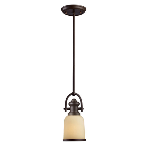 Brooksdale One Light Mini Pendant in Oiled Bronze (45|66171-1)