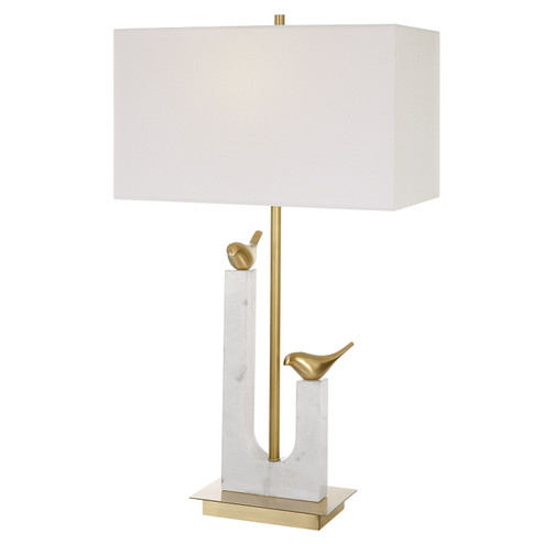 Songbirds One Light Table Lamp in Brushed Brass (52|30189)
