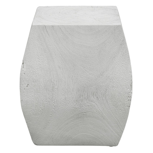 Grove Accent Stool in Soft Ivory With Natural Wood (52|25295)