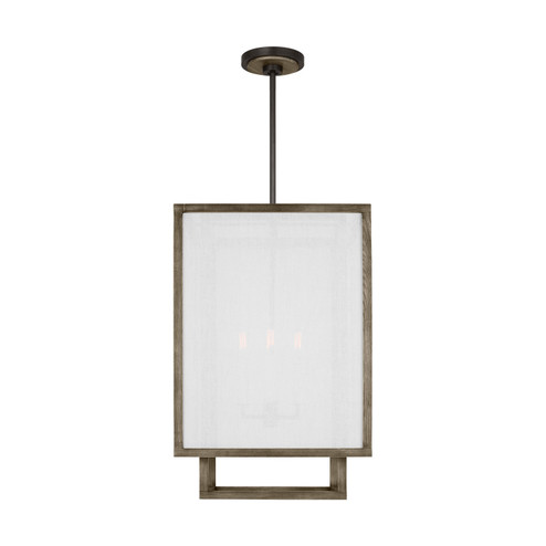 Brockway Four Light Chandelier in Weathered Oak Wood (454|TFC1094WDO)