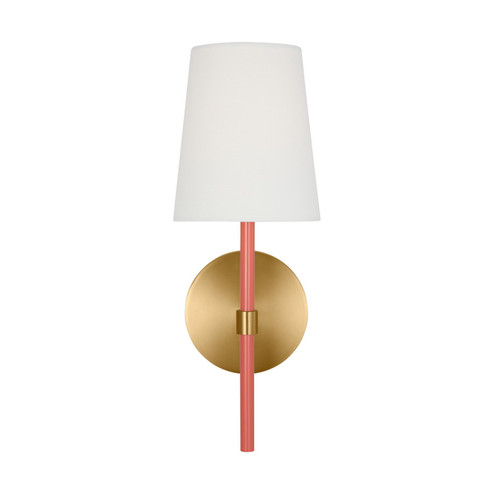 Monroe One Light Wall Sconce in Burnished Brass (454|KSW1081BBSCRL)