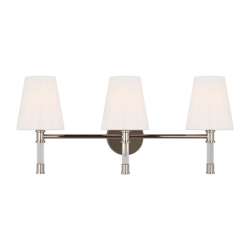 Hanover Three Light Bath Vanity in Polished Nickel (454|CV1053PN)