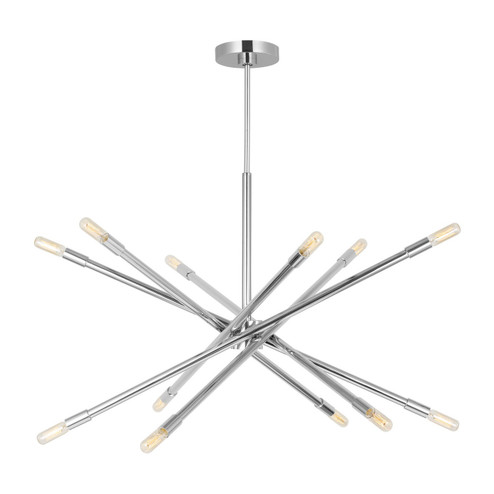 Eastyn 12 Light Chandelier in Polished Nickel (454|CC16612PN)