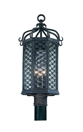 Los Olivos Three Light Post Lantern in Textured Iron (67|P2375-TRN)