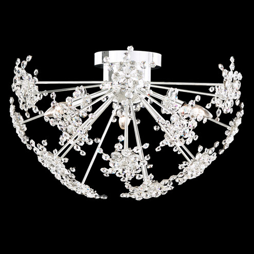 Esteracae Three Light Semi-Flush Mount in Antique Silver (53|DN1224N-48R)