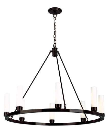 Martin Eight Light Chandelier in Bronze (185|6526-BR-MO)