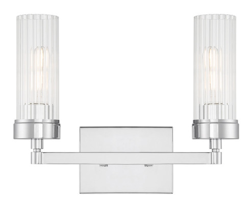 Lida Two Light Bath in Chrome (185|2612-CH-CL)