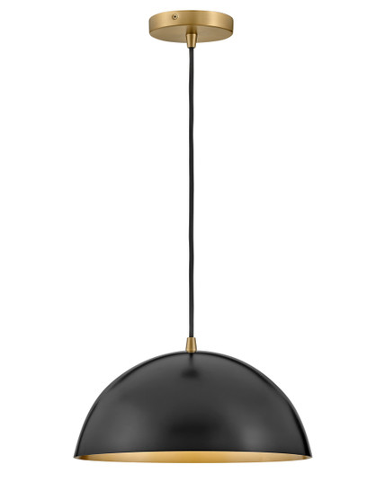 Lou LED Pendant in Black (531|83307BK)