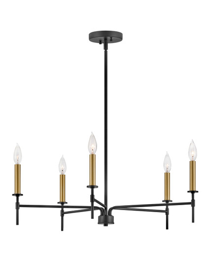 Hux LED Chandelier in Black (531|83075BK)