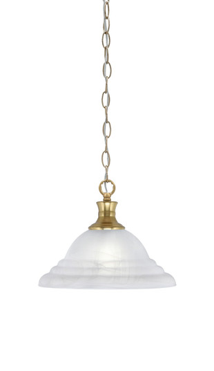 Chain One Light Pendant in New Age Brass (200|96-NAB-5931)