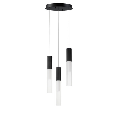 Reeds LED Pendant in Black (86|E11013-144BK)