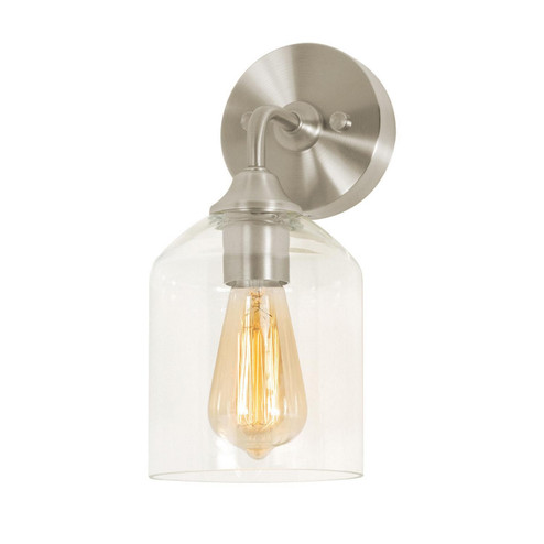 William One Light Wall Sconce in Satin Nickel (162|WMMS0611MBSN)