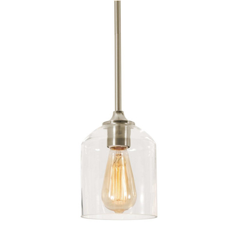 William One Light Pendant in Satin Nickel (162|WMMP06MBSN)