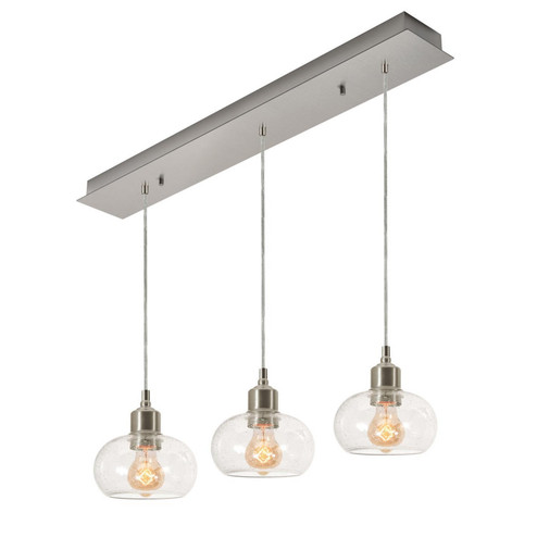 Laney Three Light Pendant in Satin Nickel (162|LNYP07MBSNLNR3)