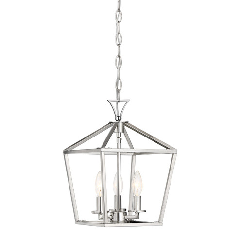 Townsend Three Light Pendant in Polished Nickel (51|3-420-3-109)