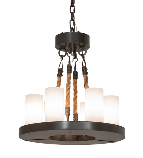Loxley Six Light Chandelier in Timeless Bronze (57|258347)