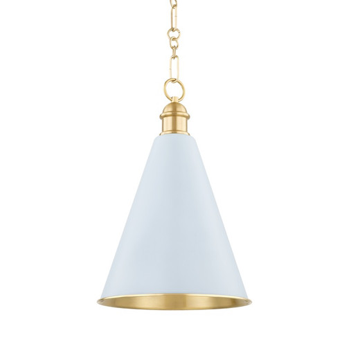 Fenimore One Light Pendant in Aged Brass (428|H761701A-AGB/SAO)