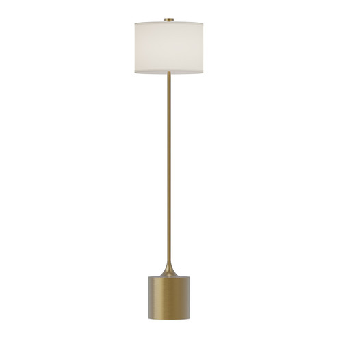 Issa One Light Floor Lamp in Brushed Gold/Ivory Linen (452|FL418761BGIL)
