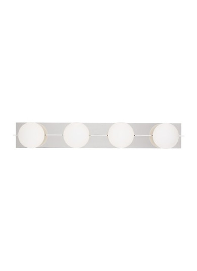 Orbel Four Light Bath Vanity in Polished Nickel (182|SLBA123N)