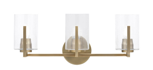 Atlas Three Light Bathroom Lighting in New Age Brass (200|4513-NAB-300)