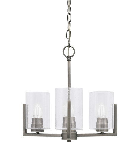 Atlas Three Light Chandelier in Graphite (200|4503-GP-300)