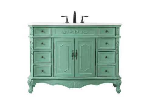 Danville Single Bathroom Vanity in Vintage mint (173|VF10148VM-VW)