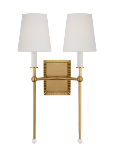 Baxley Two Light Wall Sconce in Burnished Brass (454|AW1202BBS)