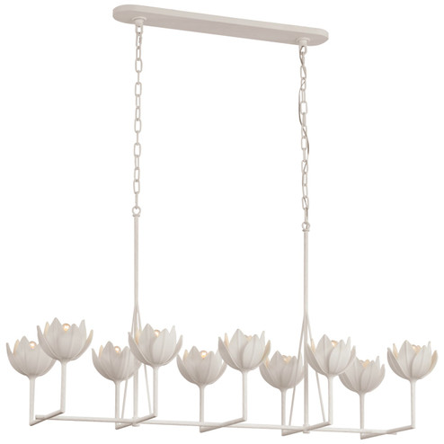 Alberto LED Linear Chandelier in Plaster White (268|JN 5313PW)