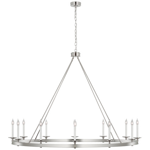 Launceton LED Chandelier in Polished Nickel (268|CHC 5615PN)