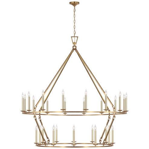 Darlana Ring LED Chandelier in Antique-Burnished Brass (268|CHC 5277AB)