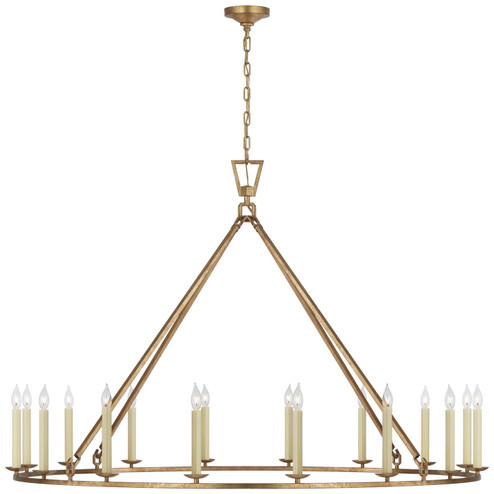 Darlana Ring LED Chandelier in Gilded Iron (268|CHC 5275GI)