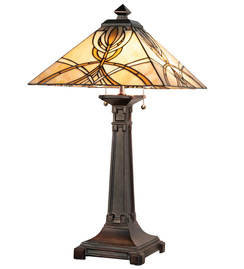 Glasgow Bungalow Two Light Table Lamp in Mahogany Bronze (57|263183)