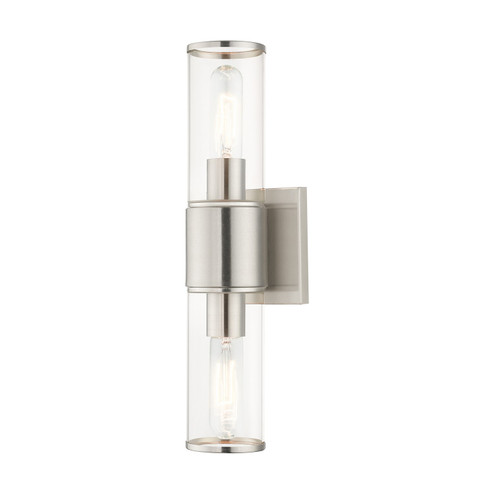 Quincy Two Light Vanity Sconce in Brushed Nickel (107|17142-91)
