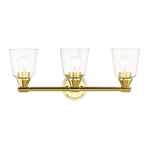 Catania Three Light Vanity Sconce in Polished Brass (107|16783-02)