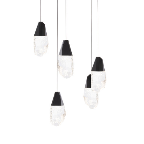 Martini LED Chandelier in Black (529|BPD20205OH-BK)