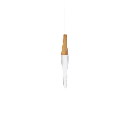 Kindjal LED Mini Pendant in Aged Brass (529|BPD13214-AB)