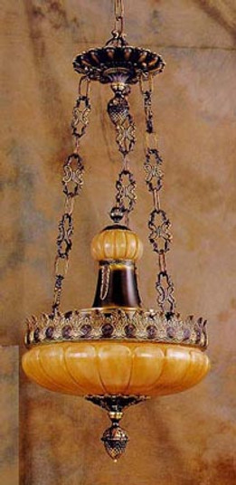 Pamplona Six Light Chandelier in Brass (45|3451/6)