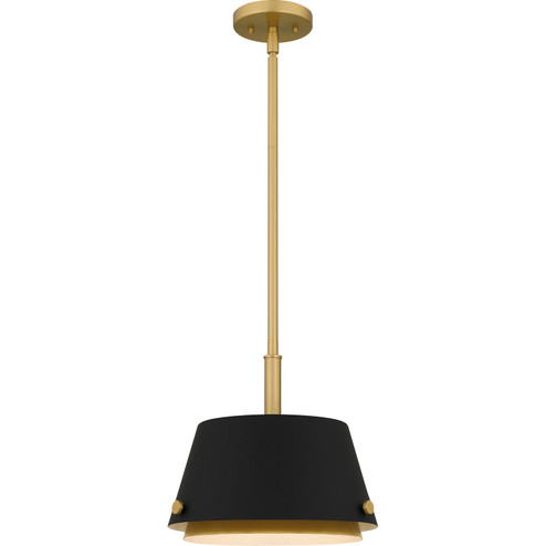 Quoizel Piccolo Pendant One Light Pendant in Matte Black (10|QPP6163MBK)