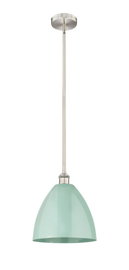 Edison One Light Mini Pendant in Brushed Satin Nickel (405|616-1S-SN-MBD-12-SF)