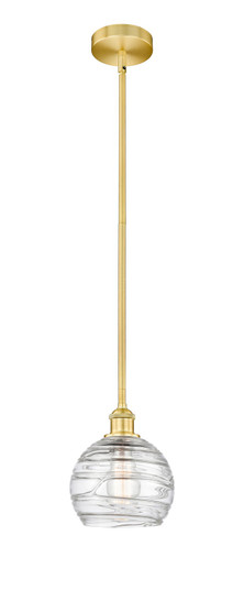 Edison One Light Mini Pendant in Satin Gold (405|616-1S-SG-G1213-8)