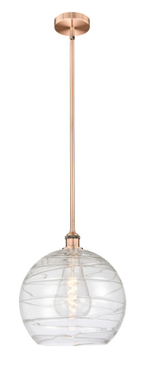 Edison One Light Pendant in Antique Copper (405|616-1S-AC-G1213-14)