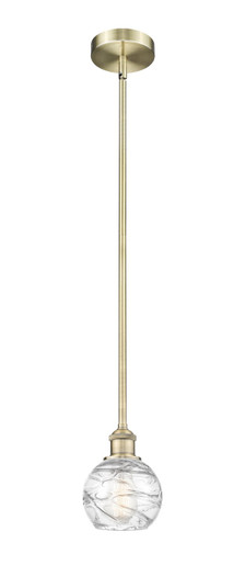 Edison One Light Mini Pendant in Antique Brass (405|616-1S-AB-G1213-6)