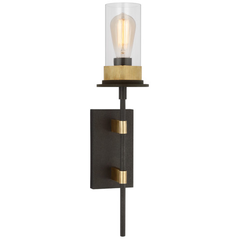 Beza LED Wall Sconce in Warm Iron and Antique Brass (268|RB 2012WI/AB-CG)
