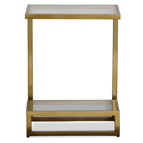 Musing Accent Table in Brushed Brass (52|22913)