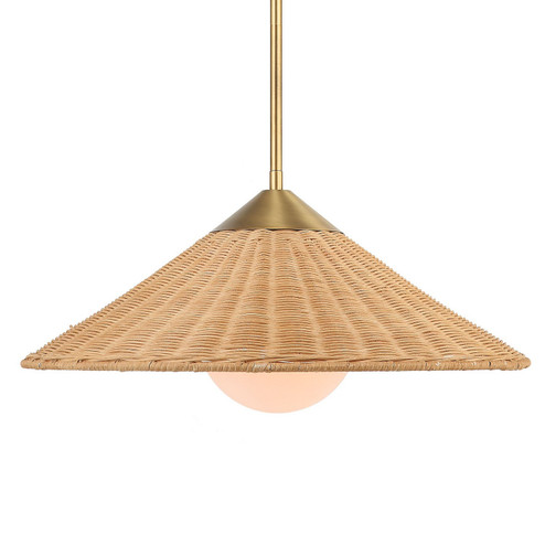 Phuvinh One Light Pendant in Antique Brass (52|21590)