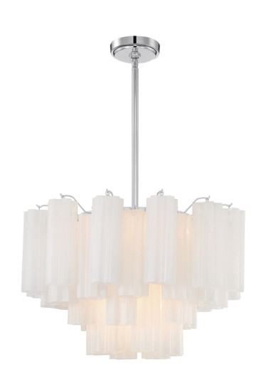 Addis Nine Light Chandelier in Polished Chrome (60|ADD-308-CH-WH)