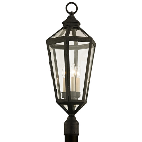 Calabasas Three Light Post Lantern in Vintage Bronze (67|P6375-VBZ)